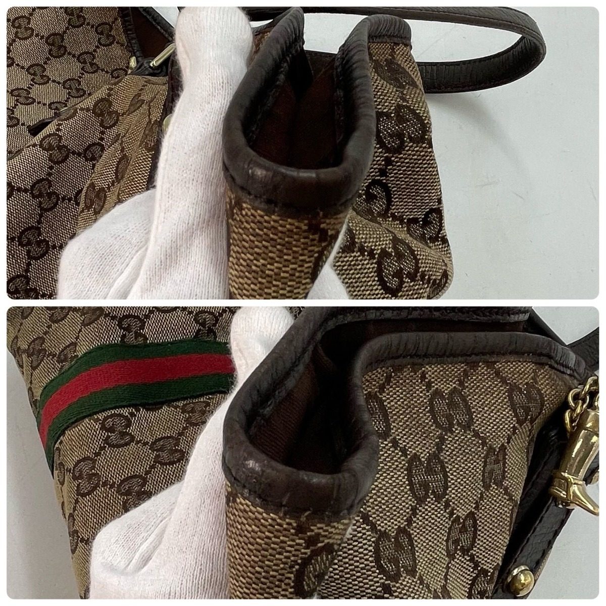 Gucci Tote GG Canvas Sherry Abbey Business Travel — view 5