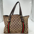 Gucci Tote GG Canvas Sherry Abbey Business Travel