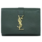 Saint Laurent Origami Tiny Trifold Folding Wallet Compact