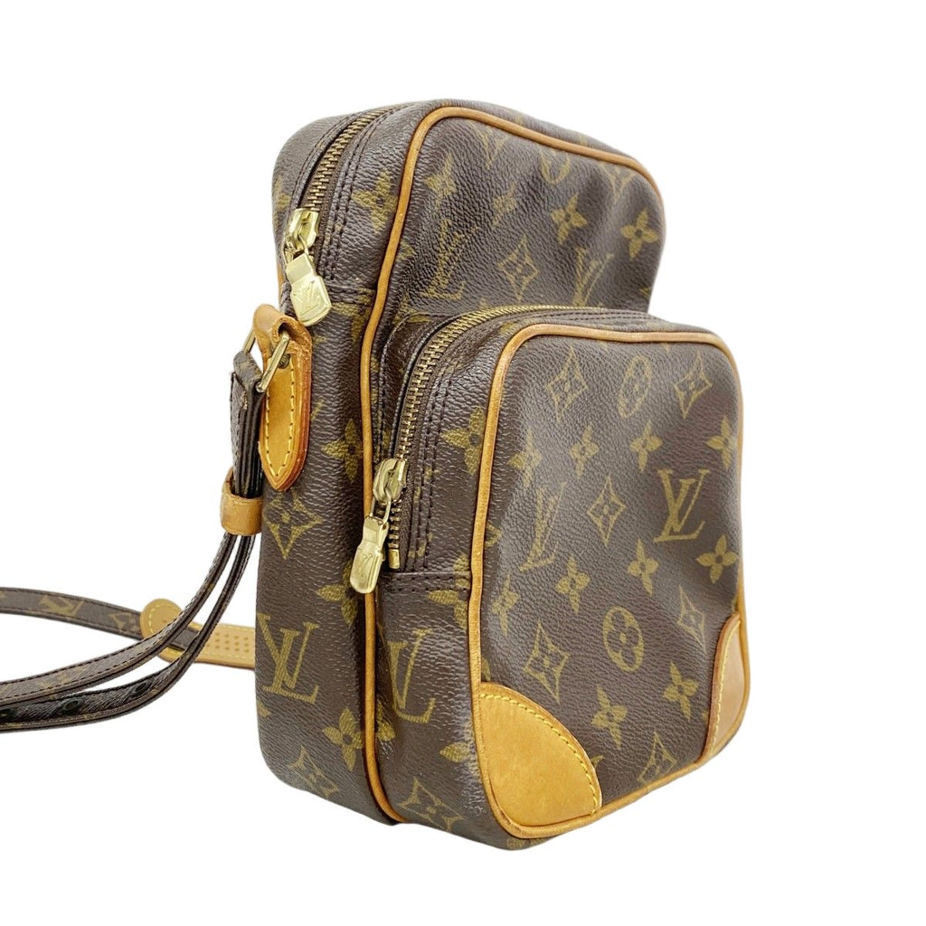Louis Vuitton Shoulder Bag Monogram Amazon Brown — view 2