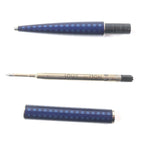 Louis Vuitton Jetluck Twist Ballpoint Pen Navy Silver With Case — view 4