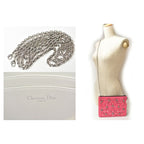 Christian Dior Chain Shoulder Bag Clutch Pouch Rhinestone — view 2