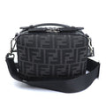 Fendi Mini Travel Zucca Shoulder Bag Black 7 Va552