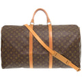 Louis Vuitton Keepall Bandouliere 60 Monogram Boston Bag LV