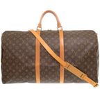 Louis Vuitton Keepall Bandouliere 60 Monogram Boston Bag LV