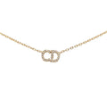 Dior Clair de Lune CD Logo Necklace