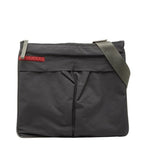 Prada Sports Crossbody Shoulder Bag Gray Nylon