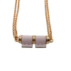 Hermes Charniere PM Necklace Vorsluft Leather Mauve Pale 1846 — view 2