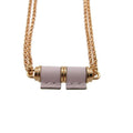 Hermes Charniere PM Necklace Vorsluft Leather Mauve Pale 1846