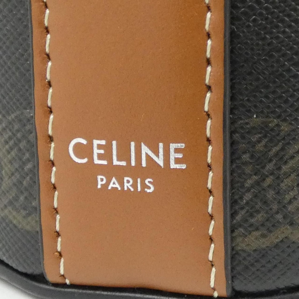 Celine Shoulder Bag Canvas Silver — view 4