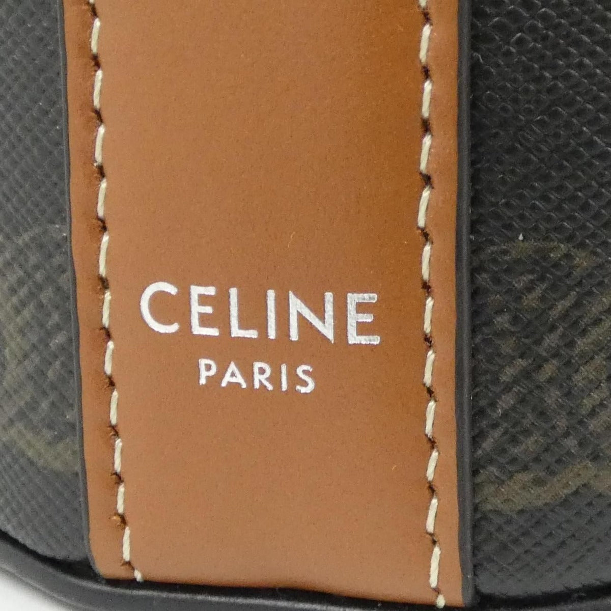 Celine Shoulder Bag Canvas Silver — view 4