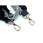 Fendi Velour Ribbon Strap Shoulder Black Gray — view 3