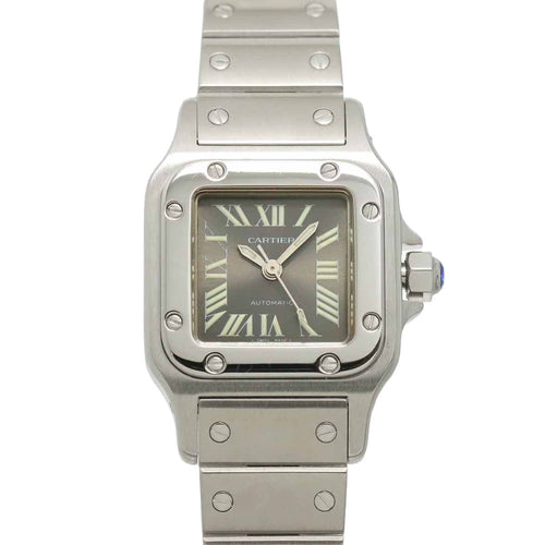 Cartier Santos Galbe SM Watch Asia Limited Gray Automatic Winding