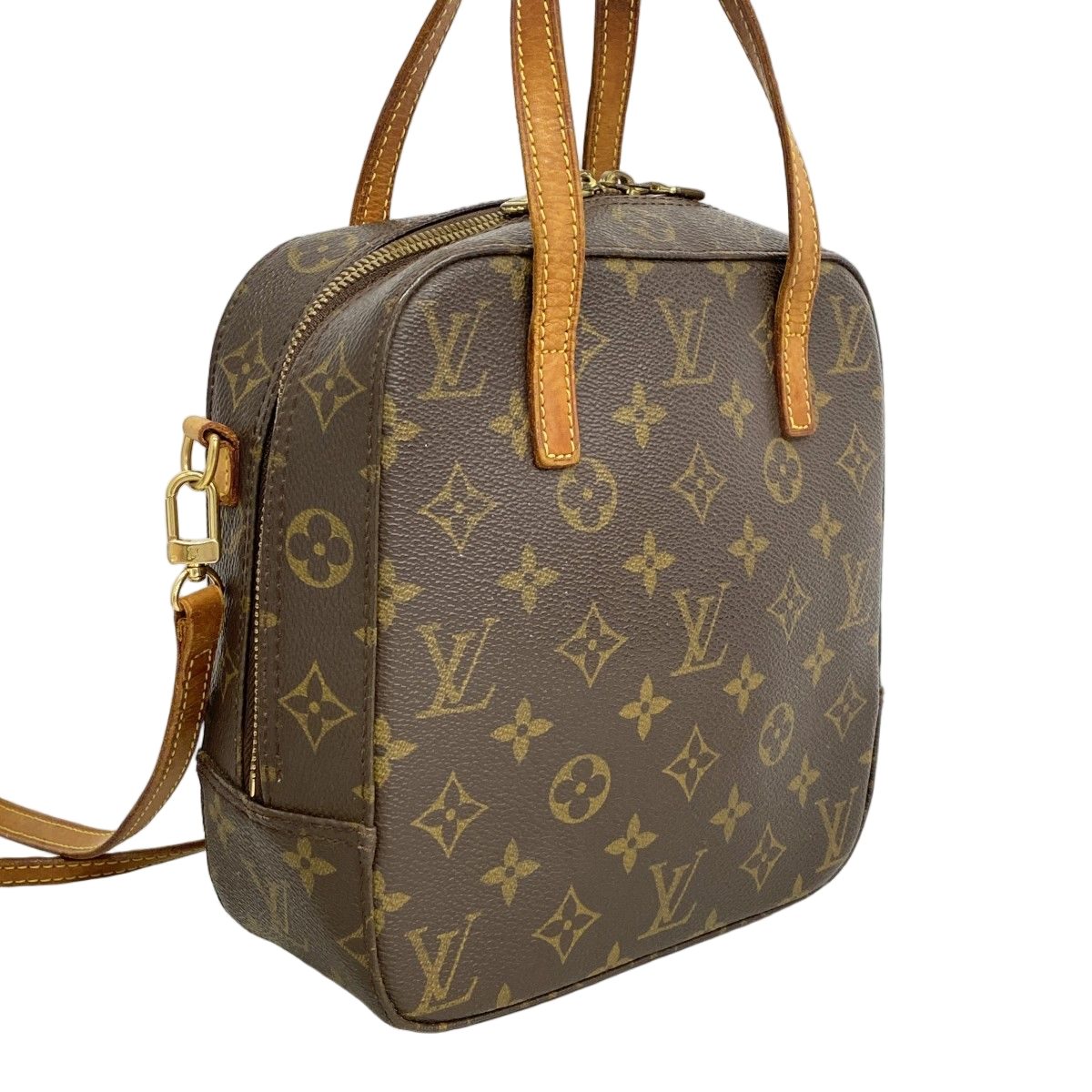 Louis Vuitton Handbag Monogram Spontini Brown 2-Way — view 2