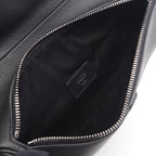 Dior Waist Bag Erl Saddle Black Leather — view 3