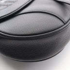 Dior Waist Bag Erl Saddle Black Leather — view 6