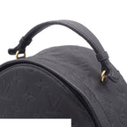 Louis Vuitton Sorbonne Noir Monogram Empreinte Backpack — view 3
