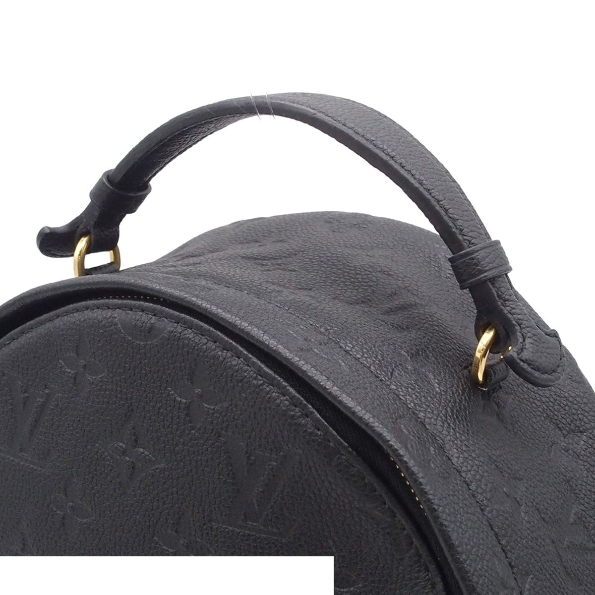 Louis Vuitton Sorbonne Noir Monogram Empreinte Backpack — view 3