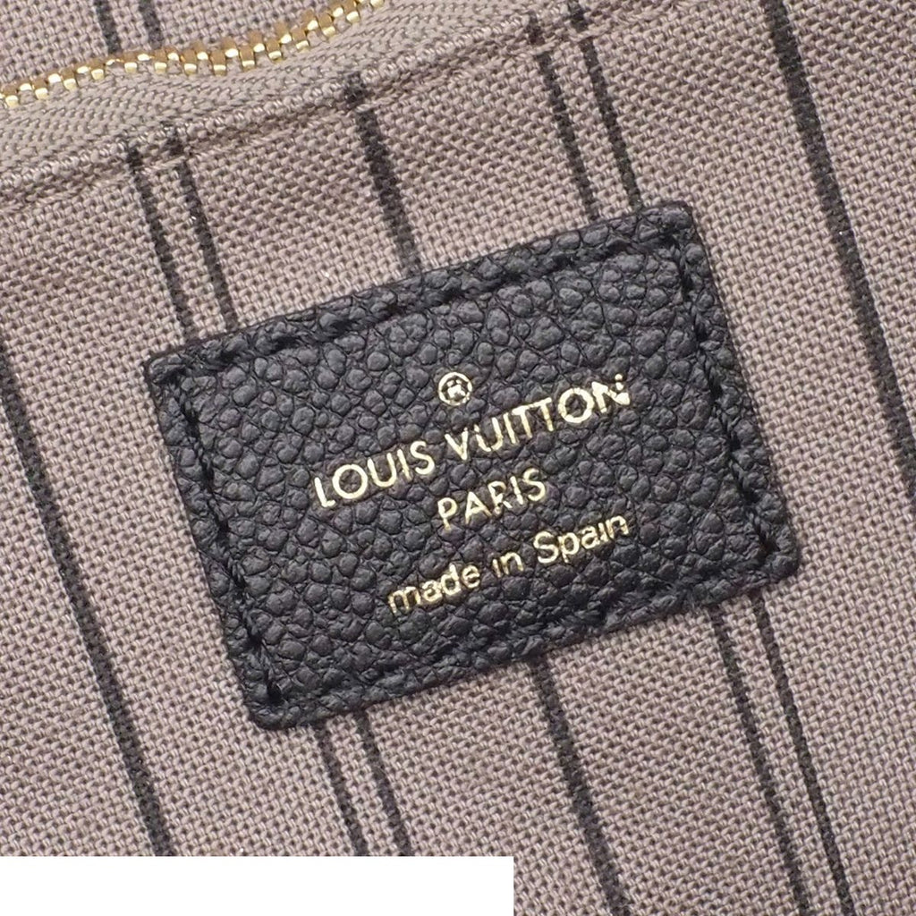Louis Vuitton Sorbonne Noir Monogram Empreinte Backpack — view 7