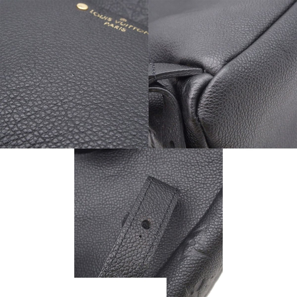 Louis Vuitton Sorbonne Noir Monogram Empreinte Backpack — view 8
