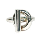 Hermes Ring Echape MM 50 AG 925 SV Silver Manufactured In 2023 — view 2