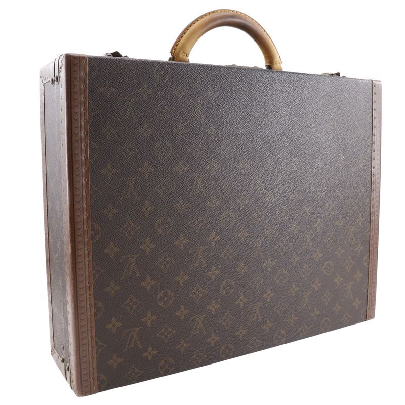 Louis Vuitton President Vintage Attache Case Monogram Canvas Brown — view 3