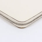 Hermes Azap Long Classic Machete Vaux Epson Off White Wallet Silver — view 6