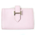 Hermes Bearn Mini Mauve Pere Silver Hardware Vaux Epson Compact Wallet Bifold