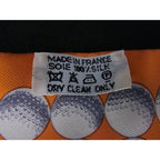 Hermes Ribbon Scarf Twilly Orange Silk Balls de Golf — view 3
