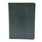 Louis Vuitton Porto 2 Cult Vertical Taiga Leather Dark Green Card Case