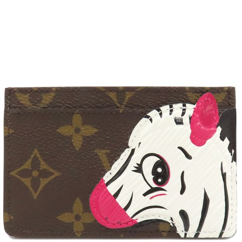 Louis Vuitton Card Case Porte Carte Surple Monogram Canvas Green
