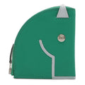 Hermes Paddock Coin Purse Pouch Chevre Leather Mint Green Blue Blum