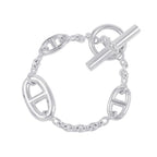 Hermes Bracelet Chaine D'ancre Farandole Silver XS