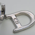 Christian Dior Earrings Swing Metal Silver CD Logo Accessory Plated — view 7