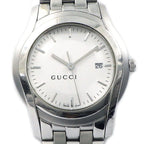 Gucci Watch Class Silver Dial Date SS Quartz Analog
