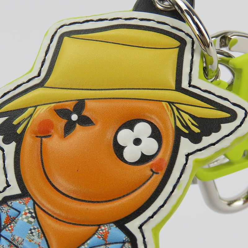 Louis Vuitton Key Holder Porte Cles Scarecrow Mp2922 Leather Monogram Yellow — view 4