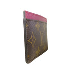 Louis Vuitton Card Case Monogram Holder Sample Fuchsia — view 2