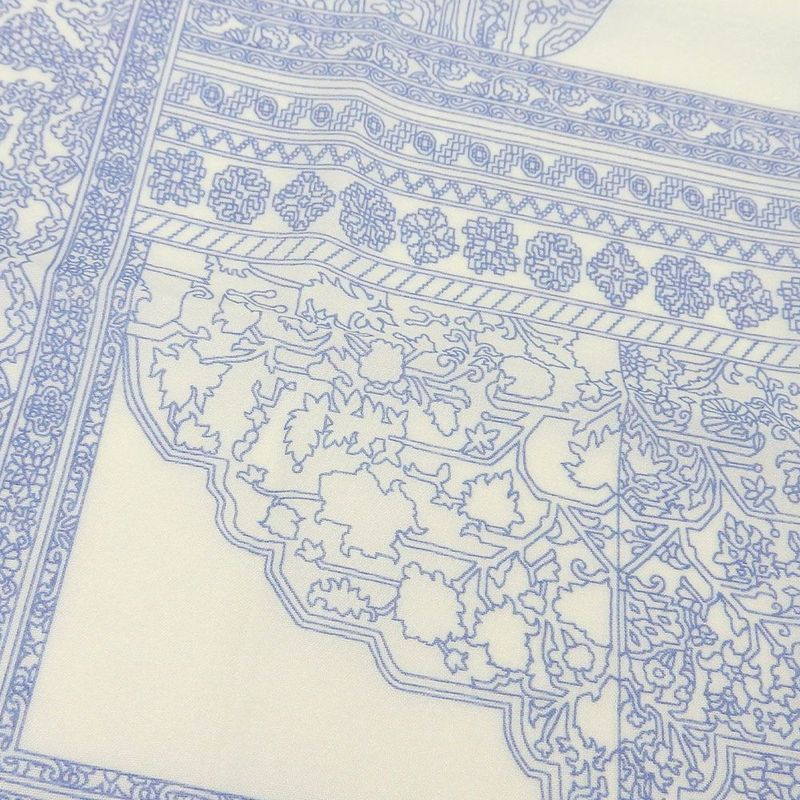 Hermes Handkerchief 100% Cotton Blue Everyday Small Item — view 3