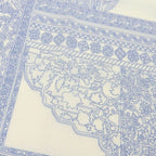Hermes Handkerchief 100% Cotton Blue Everyday Small Item — view 3