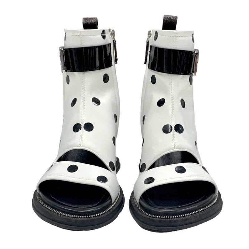 Louis Vuitton Moonlight Line Boots Short Shoes Satin White Black Ankle — view 2