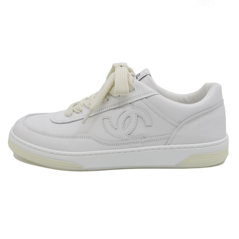 Chanel Coco Mark Sneakers 24 P Size 37
