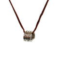Hermes Move Ashes Necklace Italique Silver 925 Orange 0830 Choker
