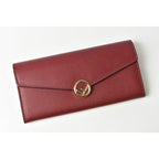 Fendi Wallet Long F IS 8 M0251 A18 B F14 mk Leather Burgundy — view 2