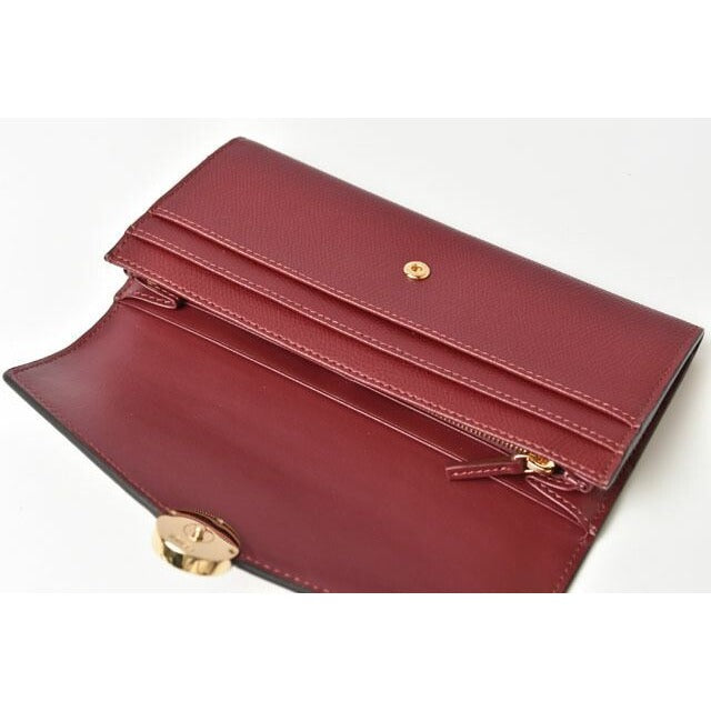 Fendi Wallet Long F IS 8 M0251 A18 B F14 mk Leather Burgundy — view 6