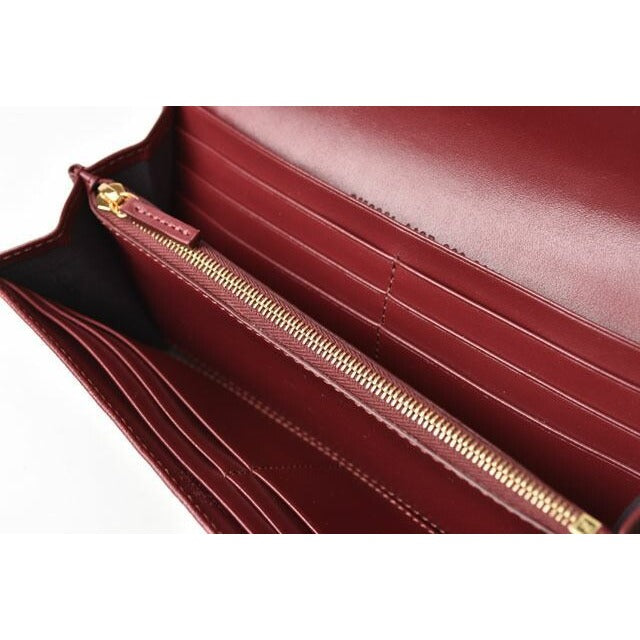 Fendi Wallet Long F IS 8 M0251 A18 B F14 mk Leather Burgundy — view 7