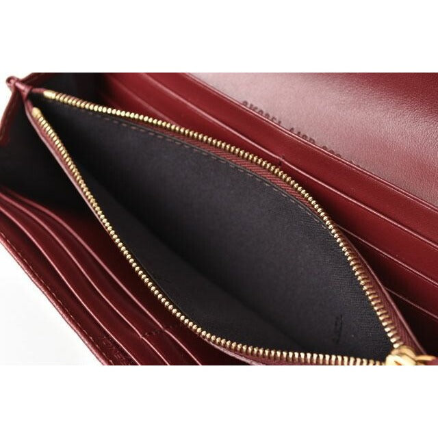 Fendi Wallet Long F IS 8 M0251 A18 B F14 mk Leather Burgundy — view 8