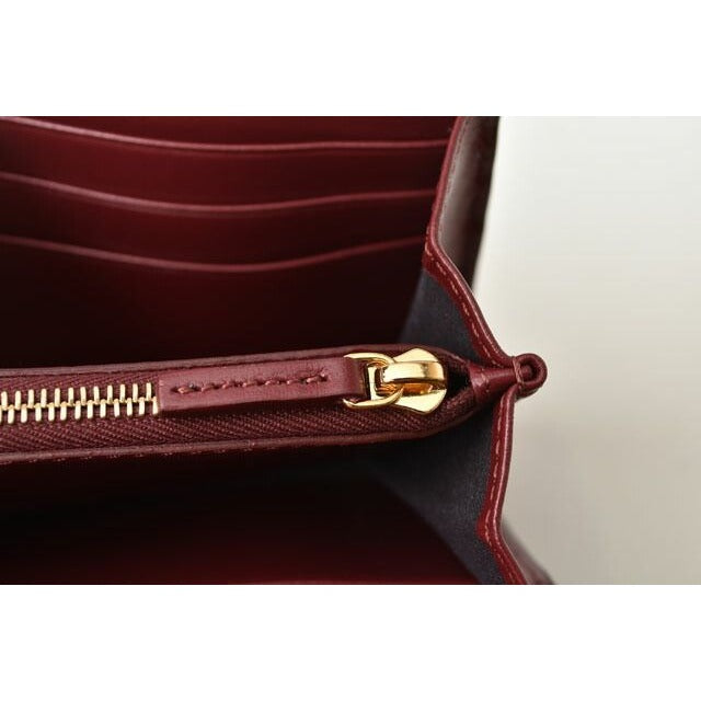 Fendi Wallet Long F IS 8 M0251 A18 B F14 mk Leather Burgundy — view 9