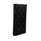 Louis Vuitton Wallet Monogram Eclipse Portefeuille Brazza Black — view 2
