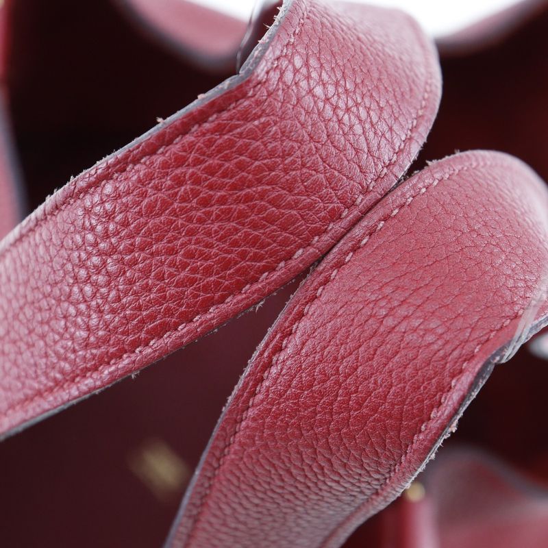 Hermes Picotin Lock MM Taurillon Clemence Red D Handbag — view 5