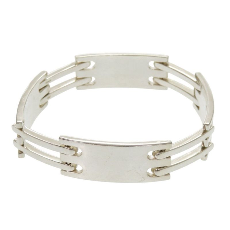 Gucci Logo Plated Silver 925 Bracelet 0516 — view 4